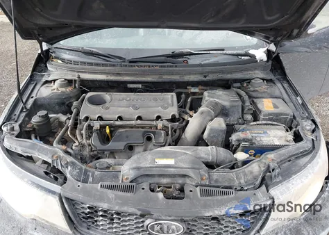 2010 Kia Forte Koup Ex from USA, damaged, VIN KNAFU6A24A5264065